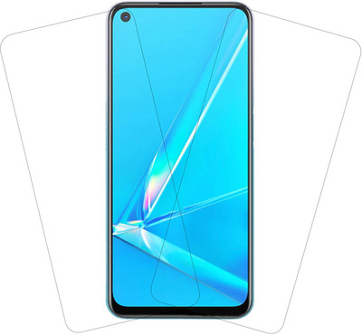 Morlin Tempered Glass Guard for Oppo A92(Pack of 2)