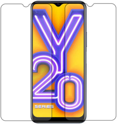 VAlight Tempered Glass Guard for Vivo Y20A(Pack of 2)