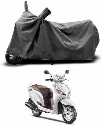 SEBONGO Two Wheeler Cover for Honda(Aviator, Grey)