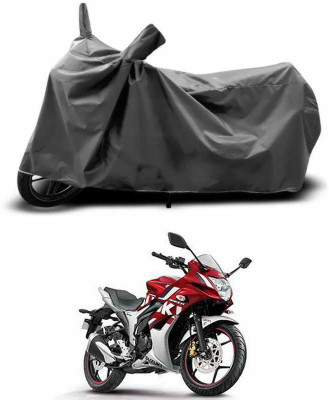 SEBONGO Two Wheeler Cover for Suzuki(Gixxer SF, Grey)