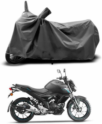 ANTHUB Two Wheeler Cover for Yamaha(FZ S V3.0 FI, Grey)