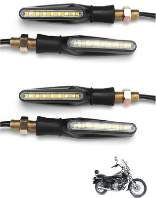 AuTO ADDiCT Front, Rear, Side LED Indicator Light for Bajaj Avenger 220(Yellow)