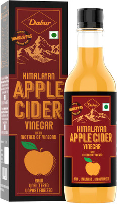 Dabur Himalayan Apple Cider Vinegar with Mother of Vinegar | Raw , Unfiltered , Unpasteurized Vinegar(500 ml)
