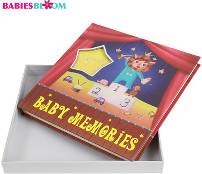 

Babies Bloom Baby & Friends First Year Memory Book Keepsake(Multi-Color)