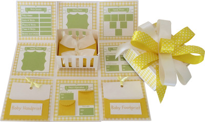 

Crack of Dawn Crafts Baby Explosion Box Keepsake(Yellow)