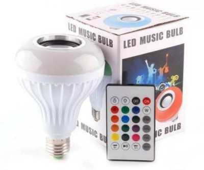 Motile B22 Multicolor 12w LED RGB Bluetooth Speaker Bulb Smart Bulb