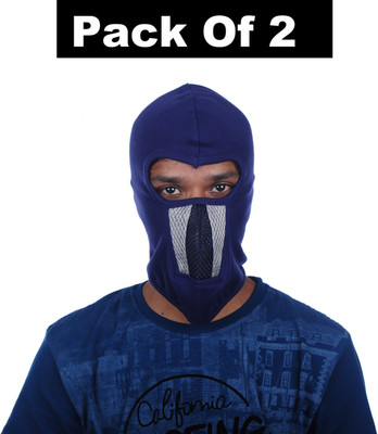 H-Store Blue Helmet Skull Cap for Men & Women(Size: Free,  Balaclava)