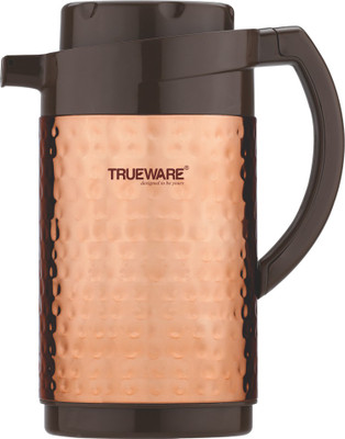 Trueware Thrush Insulated Inner Copper Flask 1000 ml Flask(Pack of 1, Copper, Copper, Steel)