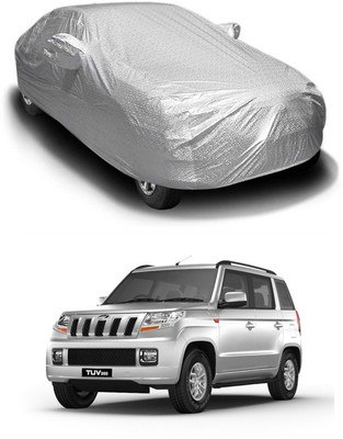 Oshotto Car Cover For Mahindra TUV300 (With Mirror Pockets)(Silver)