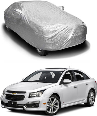 Oshotto Car Cover For Chevrolet Cruze (With Mirror Pockets)(Silver)