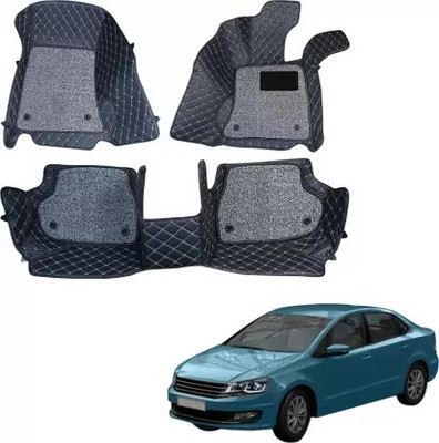 arneja trading company Leatherite 7D Mat For  Volkswagen Vento(Black)