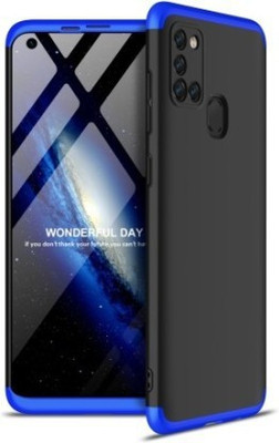 coverplay Front & Back Case for Samsung Galaxy A21S(Black, Pack of: 1)