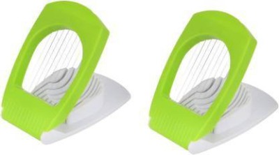 DEAGAN 2 Pcs-Kitchenware Egg Cutter and Boiled Egg Slicer Stainless Steel cutting wires. Egg Slicer (1 Egg Cum Slicer) Egg Slicer(pack of 2 egg cutter)