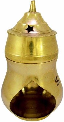 PUCHCHI Brass Table Diya(Height: 3.14 inch)