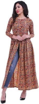 RIZWAN COLLECTION Women Fit and Flare Multicolor Dress