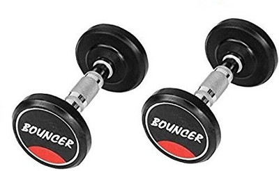 vigor Heavy Duty Rubber Coated Professional Bouncer Dumbbells (Pack Of Two) Fixed Weight Dumbbell(2.5 kg)