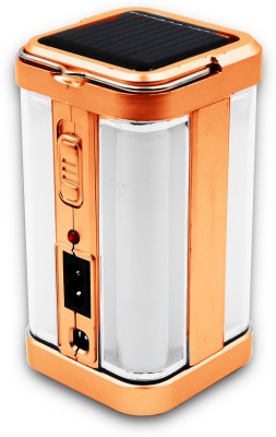 iDOLESHOP 4 Tube 360 Degree Extra Bright Emergency Light 7 hrs Lantern Emergency Light(Brown)