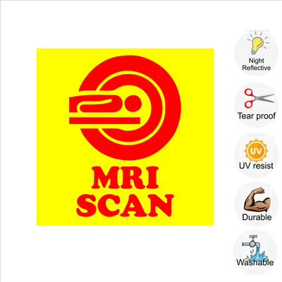 pilot18 MRI SCAN Emergency Sign(Reflective Sign)