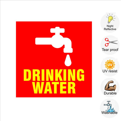 pilot18 DRINKING WATER Emergency Sign(Reflective Sign)