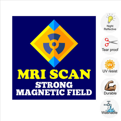 pilot18 MRI SCAN STRONG MAGNETIC FIELD Emergency Sign(Reflective Sign)