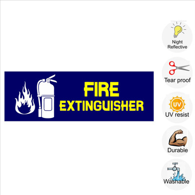 pilot18 FIRE EXTINGUISHER Emergency Sign(Reflective Sign)