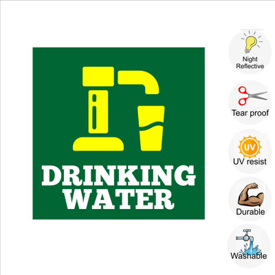 pilot18 DRINKING WATER Emergency Sign(Reflective Sign)