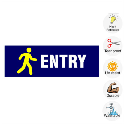 pilot18 ENTRY Emergency Sign(Reflective Sign)