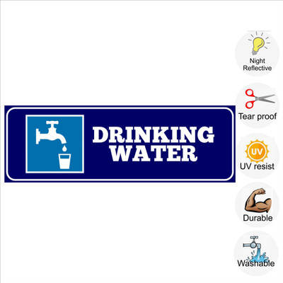 pilot18 DRINKING WATER Emergency Sign(Reflective Sign)