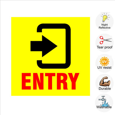pilot18 ENTRY Emergency Sign(Reflective Sign)