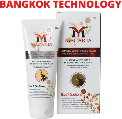 MACARIA MIRACLE BEAUTY FACE WASH Pond NIVE Skin OILY INSTANT Oil-Free Glowing WOW SKIN WHITENING SKIN HANDSOME FAIR MEN LOVELY PAPAYA FRUIT BLEMISH CLARIFYING DEEP CLEANSING FAIRNESS FACE WASH acne removal face wash / pigmentation face wash Face Wash(60 g)