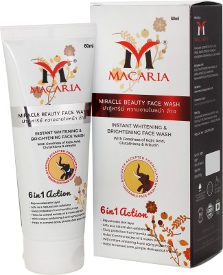 MACARIA miracle beauty face wash / malaya face wash / face wash women / garni women face wash / face wash / face wash oily skin Face Wash(60 ml)