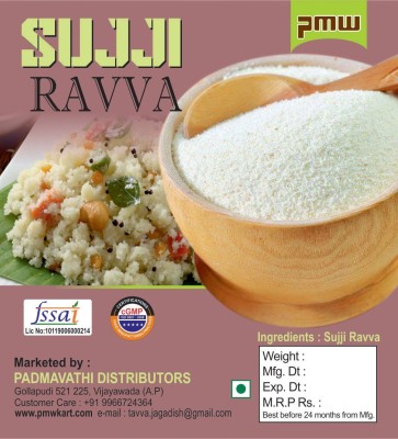 PMW Grade A Quality - Suji Atta - Suji Rava - Bombay Ravva - 1 Kilo(1 kg)