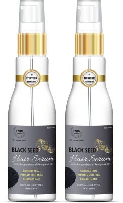 TNW - The Natural Wash Women and Men An Anti-Frizz Paraben-Free Black Seed Hair Styling Serum Made with Natural Ingredients Enriched with Essential Oils(200 ml)