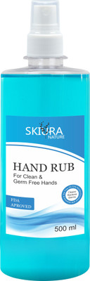 Skiura Hand Rub Sanitizer (Mist) Bottle (Pack of 1) Hand Rub Bottle(500 ml)