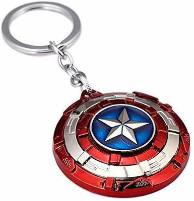 Vishu ENT Multicolor Avengers Superhero Captain America Shield Keyrings & Keychains (Made in India) Key Chain