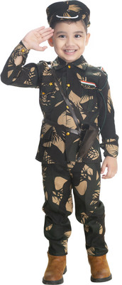 S Fazluka Army Kids Costume Wear