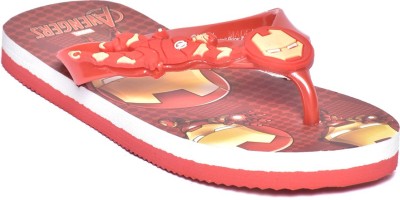 DISNEY Avengers Boys Slip On Slipper Flip Flop(Red , 14 - 15 Years)