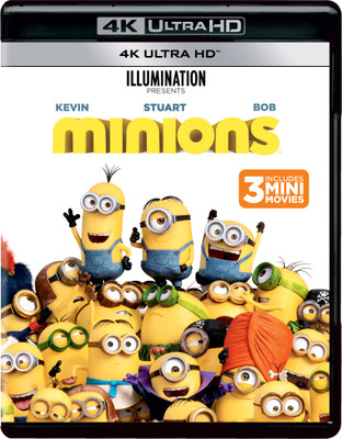 Minions (Includes 3 Mini Movies) (4K UHD)(4K(UHD) Blu-ray English)