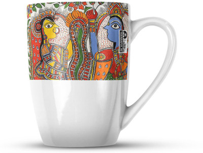 Tee Mafia OM-09-PATTERN6-1 Ceramic Coffee Mug(330 ml)