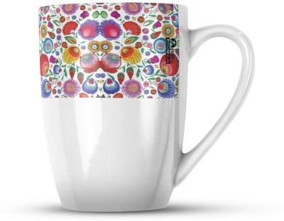 Tee Mafia OM-24-PATTERN24-1 Ceramic Coffee Mug(330 ml)