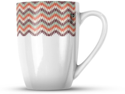 Tee Mafia OM-26-PATTERN26-1 Ceramic Coffee Mug(330 ml)