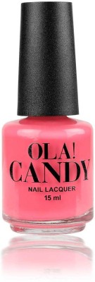 Ola Candy Blush Bubble by Ola! Candy – Fall-ing For You Collection, 5 Free, Long Lasting, High Shine and Chip Resistant French Formulation – 15 ml – 1 Unit Pinks