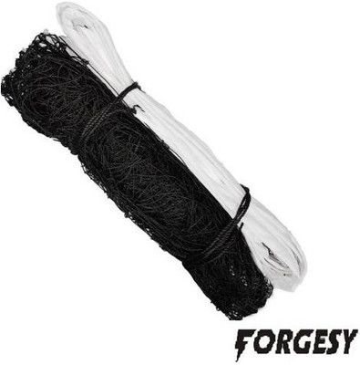 Forgesy NYLON VOLLYBALL NET (BLACK) Volleyball Net(Black)