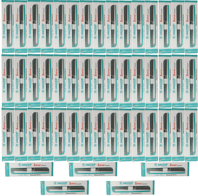 Hauser Germany 50 SONIC GEL PEN BLUE Gel Pen(Pack of 50, Ink Color - Blue)