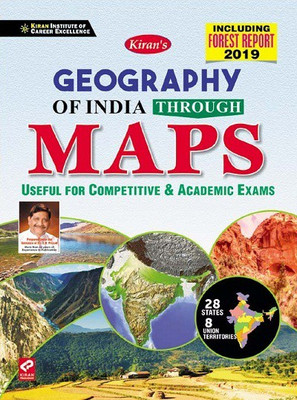 Kiran Geography Of India Through MAPS For UPSC , PSCs And Other Competitive And Academic Exams (English Medium)(Paperback, KIRAN INSTITUTE)