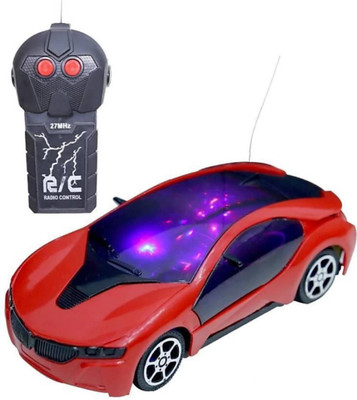 Kid Kraze 3D LED Light Fast Modern Car with Remote Control(Multicolor)
