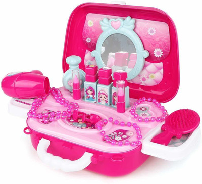 manvi Little Princess Fashion Pretend Play Makeup Kit Set||Vanity Bag
