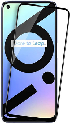 Express Buy Edge To Edge Tempered Glass for Realme 6i(Pack of 1)