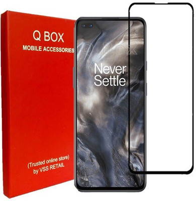 Q Box Edge To Edge Tempered Glass for Oneplus Nord(Pack of 1)