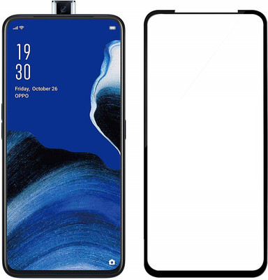 XRENGTH Edge To Edge Tempered Glass for Oppo Reno2 F(Pack of 1)